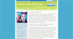 Desktop Screenshot of designbymegan.com